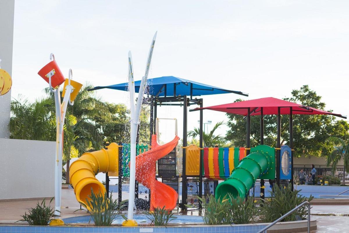 Nautico Flat Com Acesso Ao Clube Nautico Praia- Caldas Novas Калдас Новас Екстериор снимка