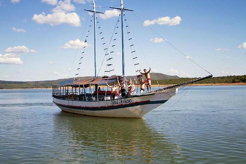 Nautico Flat Com Acesso Ao Clube Nautico Praia- Caldas Novas Калдас Новас Екстериор снимка
